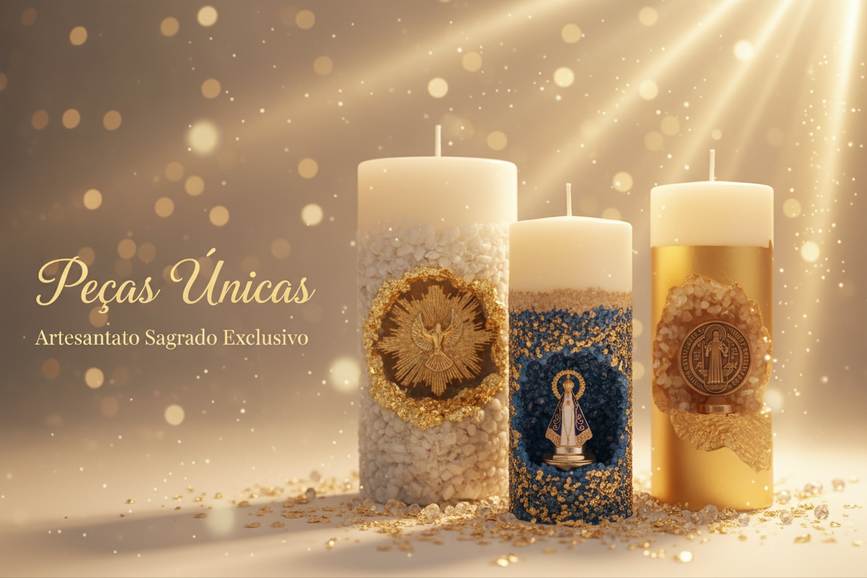 Banner Santa Luz - Peças Únicas